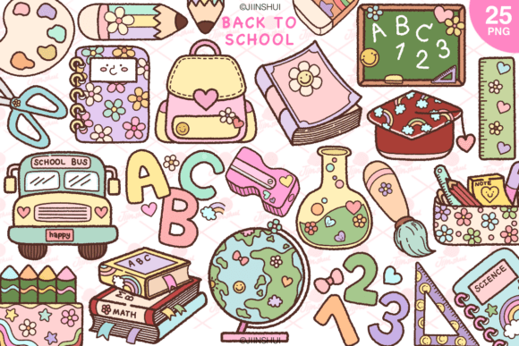 Download Back to School Clip Art, Education, Png - Clip art Collection