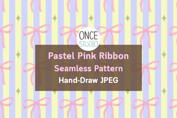 Download Pastel Pink Ribbon Seamless Pattern - Pastel pink Collection