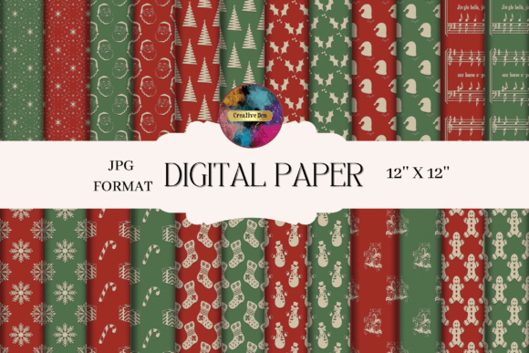 Download Christmas Magic Patterned Paper Pack - Premium Resources