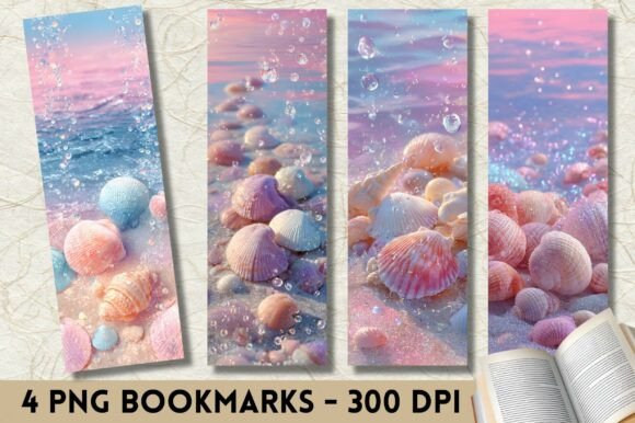 Download Pastel Pink Seashell Bubbles Bookmark - Pastel pink Collection